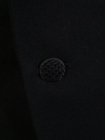 1930s 1940s Vintage Black Wool Morning Coat 38R