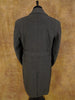 1940s Vintage Heavyweight Grey Wool Full-Length D/B Overcoat w/ Original Belt 40R