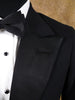 1910s 1920s Very Vintage Black Doeskin Finish Dinner Jacket 36R