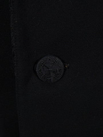 1910s 1920s Very Vintage Black Doeskin Finish Dinner Jacket 36R