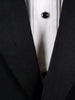 1910s 1920s Very Vintage Black Doeskin Finish Dinner Jacket 36R