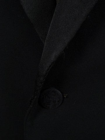 1910s 1920s Very Vintage Black Doeskin Finish Dinner Jacket 36R