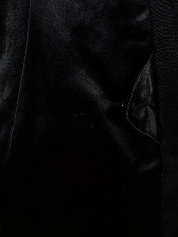 1910s 1920s Very Vintage Black Doeskin Finish Dinner Jacket 36R