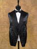 1910s 1920s Very Vintage Black Doeskin Finish Dinner Jacket 36R