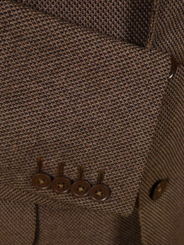 1951 Anderson & Sheppard Savile Row Bespoke Brown 3-Piece Suit 40S