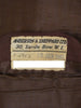 1951 Anderson & Sheppard Savile Row Bespoke Brown 3-Piece Suit 40S
