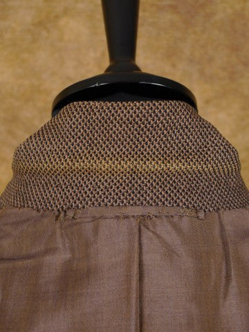 1951 Anderson & Sheppard Savile Row Bespoke Brown 3-Piece Suit 40S