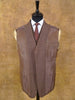 1951 Anderson & Sheppard Savile Row Bespoke Brown 3-Piece Suit 40S
