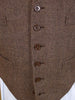 1951 Anderson & Sheppard Savile Row Bespoke Brown 3-Piece Suit 40S
