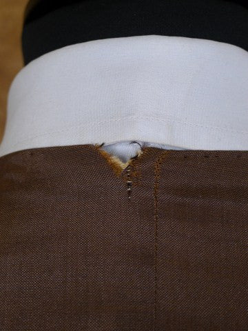 1951 Anderson & Sheppard Savile Row Bespoke Brown 3-Piece Suit 40S