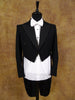 1940s 1950s Black Barathea Wool Evening Tailcoat 37