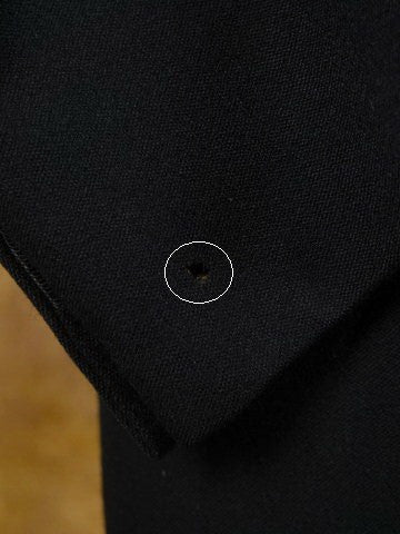 1940s 1950s Black Barathea Wool Evening Tailcoat 37