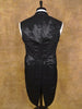 1940s 1950s Black Barathea Wool Evening Tailcoat 37