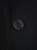 1930s 1940s Vintage Black Worsted Wool Morning Coat 40S