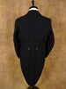 1930 Vintage Savile Row Bespoke Black Wool Evening Tailcoat 40S
