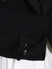 1930 Vintage Savile Row Bespoke Black Wool Evening Tailcoat 40S