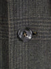 1950s 1960s Vintage Grey Glen-Check Wool Overcoat 40S