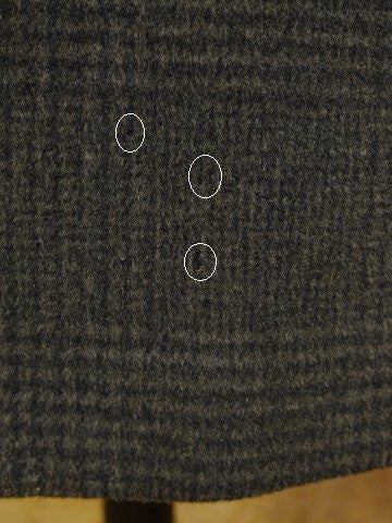 1950s 1960s Vintage Grey Glen-Check Wool Overcoat 40S