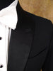 1951 Savile Row Bespoke Black Barathea Wool Evening Tailcoat Suit 36R