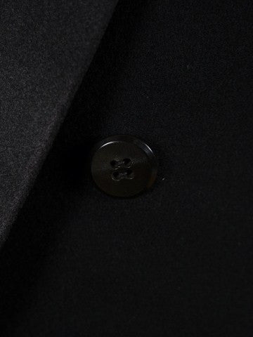 1950s 1960s Vintage Black Doeskin Wool Evening Tailcoat 36