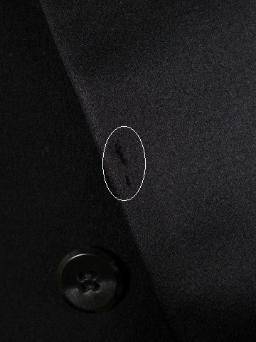 1950s 1960s Vintage Black Doeskin Wool Evening Tailcoat 36