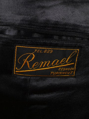 1950s 1960s Vintage Black Doeskin Wool Evening Tailcoat 36