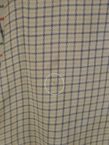 1930s 1940s Vintage Cream / Grey & Black Tattersall Check Country Waistcoat 42