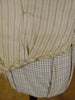 1930s 1940s Vintage Cream / Grey & Black Tattersall Check Country Waistcoat 42