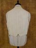 1930s 1940s Vintage Cream / Grey & Black Tattersall Check Country Waistcoat 42