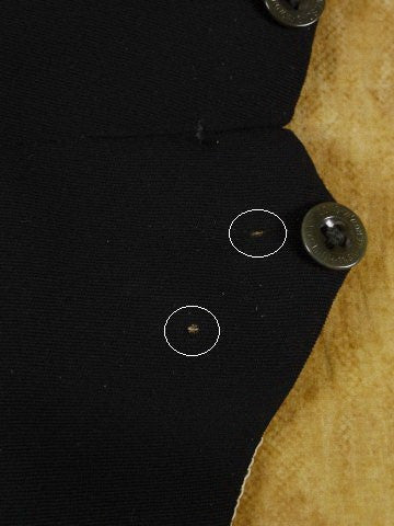 1950s H. Huntsman & Sons Savile Row Bespoke English-Cut Black Wool Dinner Trousers 40L