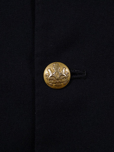 1950s 1960s Vintage Navy Blue Wool D/B Blazer 44S