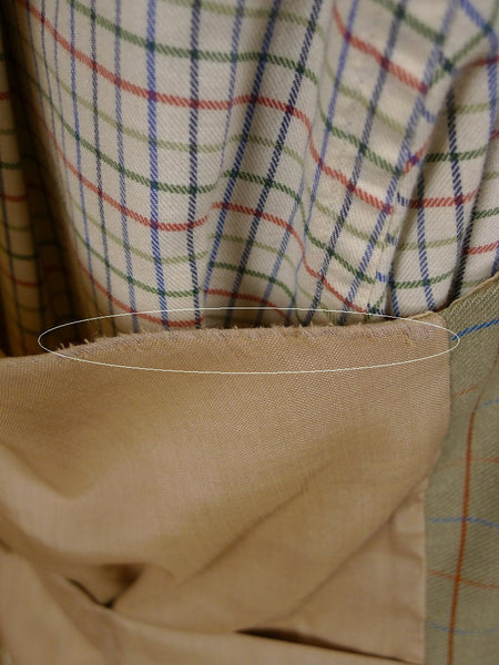 1948 Savile Row Bespoke Green /  Blue & Red Tattersall Check Country Waistcoat 42-43