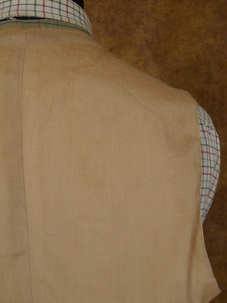 1948 Savile Row Bespoke Green /  Blue & Red Tattersall Check Country Waistcoat 42-43