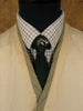 1948 Savile Row Bespoke Green /  Blue & Red Tattersall Check Country Waistcoat 42-43