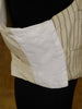 1930s 1940s Vintage Savile Row Bespoke Cream / Black Stripe Waistcoat 44S Public School?