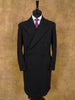 1940s 1950s Harrods London Heavyweight Charcoal Grey D/B Overcoat 38