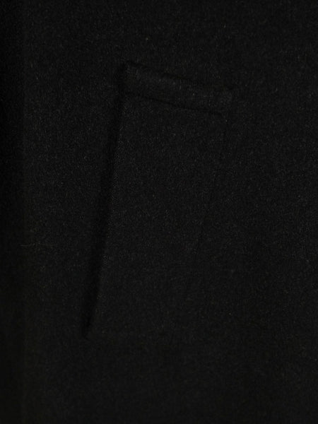 1960s Crombie Heavyweight Charcoal Grey Raglan Overcoat 44-46