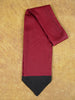 1950s 1960s Vintage Red / Black Rayon Cravat