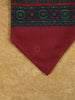 1950s 1960s Vintage Red / Green & Blue Pattern Rayon Cravat