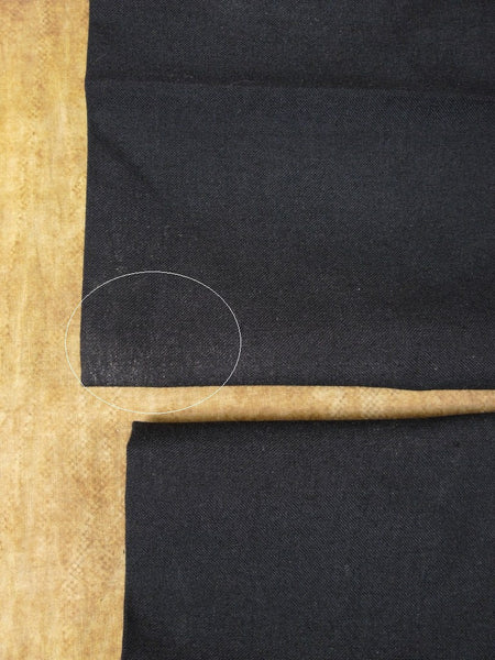 1960s Vintage Black Wool & Mohair Mix Dinner Trousers 40R