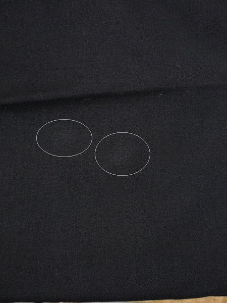 1960s Vintage Black Wool & Mohair Mix Dinner Trousers 40R