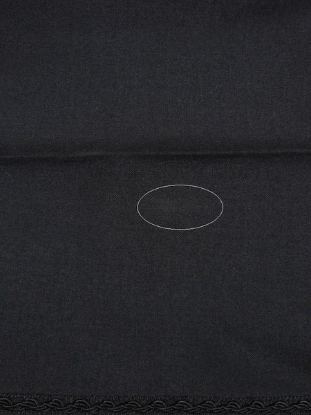 1960s Vintage Black Wool & Mohair Mix Dinner Trousers 40R