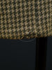 1950s 1960s Vintage Green Houndstooth Harris Tweed Jacket 44S