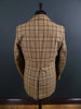 1960S 1970S Bold Check Brown Twist Wool Sports Jacket 39R