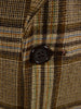 1960S 1970S Bold Check Brown Twist Wool Sports Jacket 39R