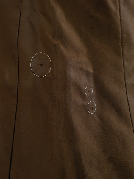 1960S 1970S Bold Check Brown Twist Wool Sports Jacket 39R