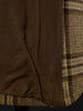 1960S 1970S Bold Check Brown Twist Wool Sports Jacket 39R