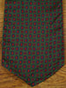 1950s 1960s Vintage Green / Red & Blue Pattern Rayon Cravat