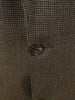 1960 Savile Row Bespoke Green / Brown Fine Check Tweed Jacket 38-40R
