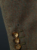 1960 Savile Row Bespoke Green / Brown Fine Check Tweed Jacket 38-40R
